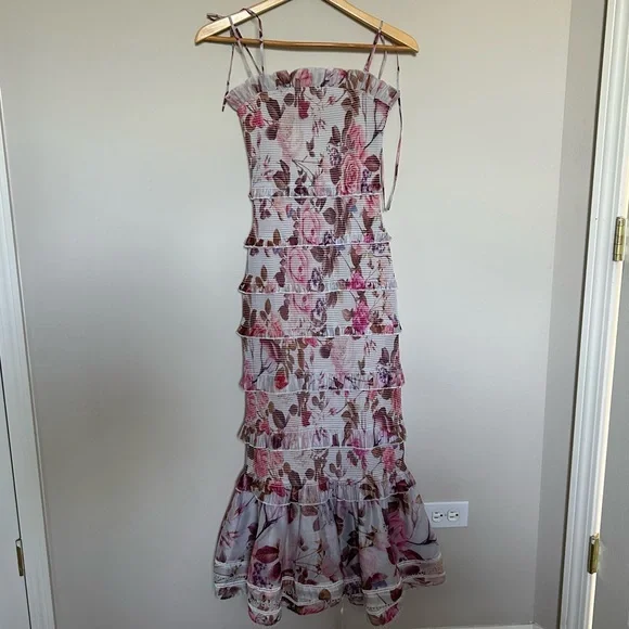 V. Chapman Geranium Dress in Garden Rose - Picture 5 of 14